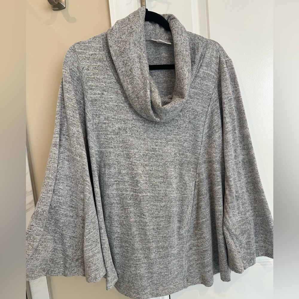 Motherhood Maternity Oversized Cowl Neck Cape Poncho Petite Small